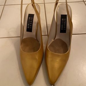 Yellow Stuart Weitzman Pumps